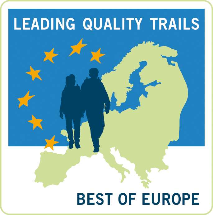 logo leading quality trail